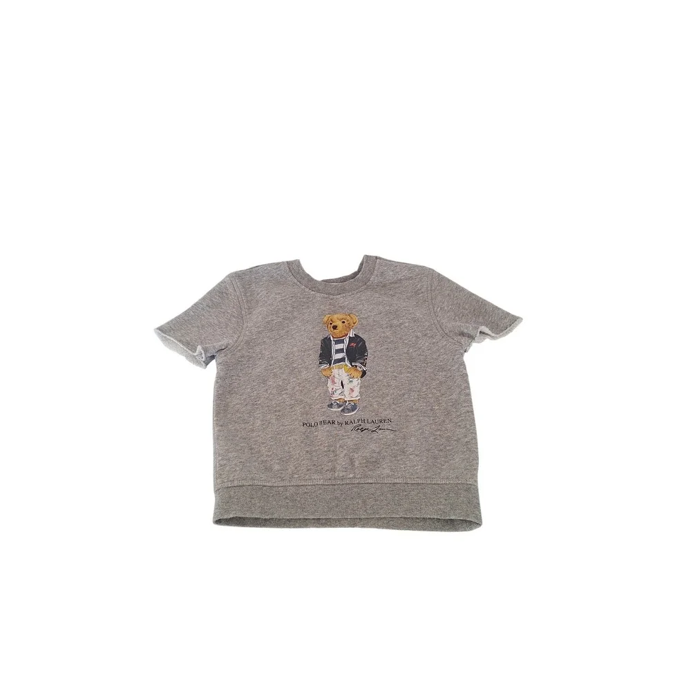 Ralph Lauren Bear t-shirt in grey cotton Kids 24‎ m